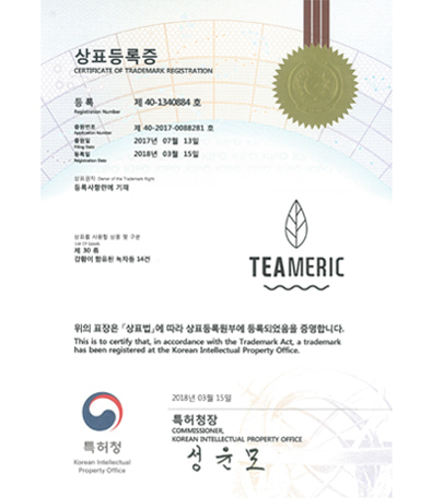 Teameric brand registration